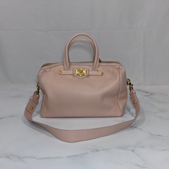 Versace Handbags - VERSACE ICON BOWLING BAG BABY PINK